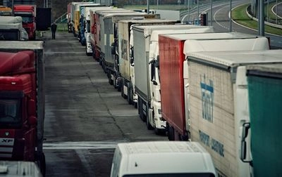 Blockade on the border with Poland: about 500 trucks in line at three checkpoints