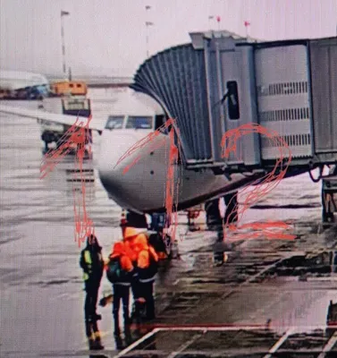 The media reported a bomb threat on board an airplane at moscow's sheremetyevo airport