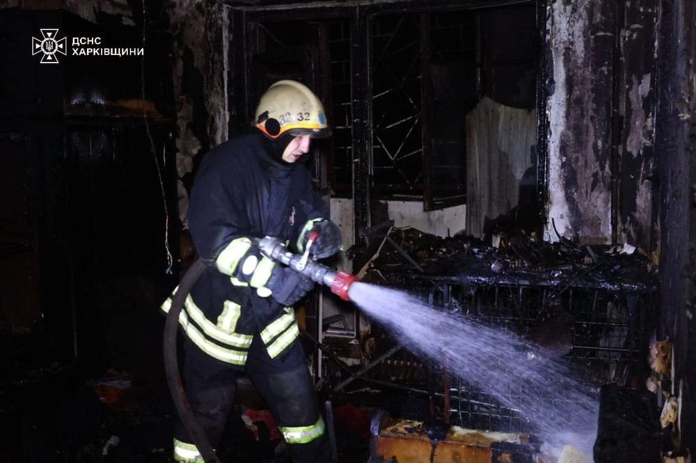 Kharkiv: Fire in a residential building claims two lives