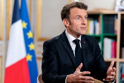 Macron says it would be "cynical and counterproductive" for Russia to blame Ukraine for Moscow terror attack