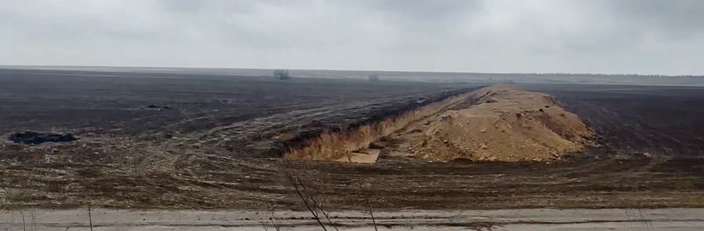 Anti-tank ditches and barrier lines: RMA showed how the second line of defense is being built in Kherson region