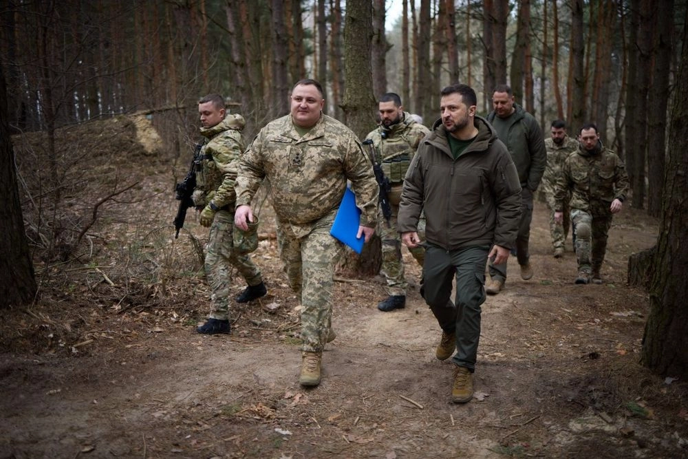 In Sumy region, Zelenskyy visited the location of the 117th separate brigade of the TrO