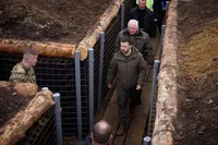 Zelensky gets acquainted with the construction of fortifications in Sumy region