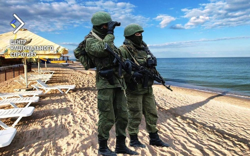 russian terrorist putin ordered to build resorts on the occupied coast of the Azov Sea