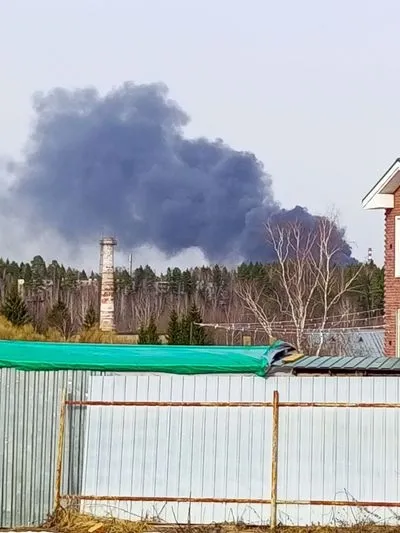 A major fire has occurred at another plant in Russia: a fire broke out at the Elektroizolit plant near Moscow