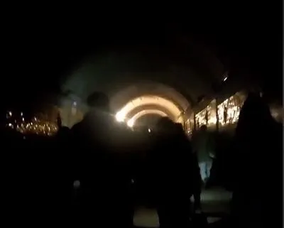 In Moscow, a blackout occurred at several central stations at once
