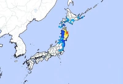 У северного побережья Японии зафиксировали землетрясение магнитудой 6,1