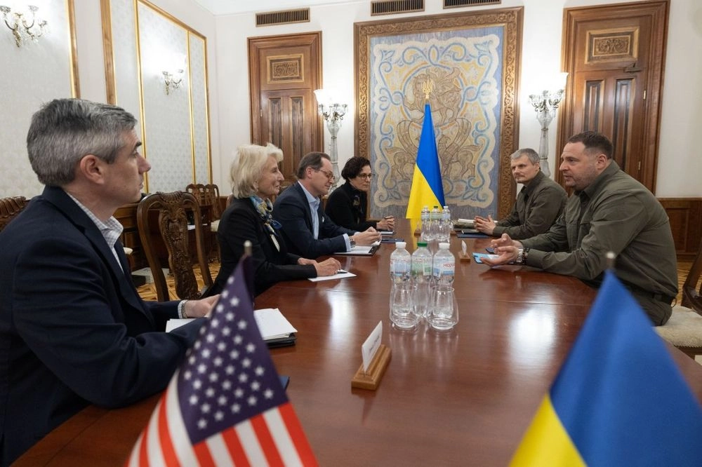 Yermak discusses strengthening of Ukrainian air defense with US delegation