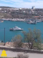 In one of Sevastopol's bays, guerrillas discovered a Russian special purpose vessel