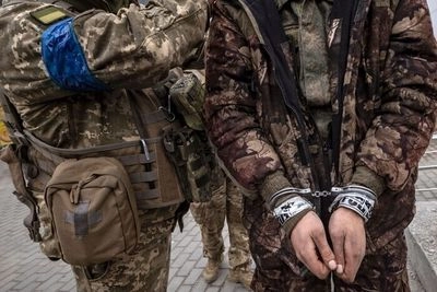 The National Guard captured an occupier who was riding a moped to storm the positions of the Armed Forces of Ukraine