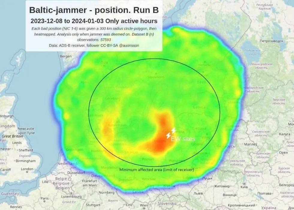 россия, вероятно, стоит за сбоями в работе GPS в Балтии - Минобороны Германии