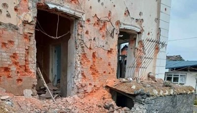 В Казачьей Лопани в результате вражеского обстрела повреждена гражданская инфраструктура и газопровод