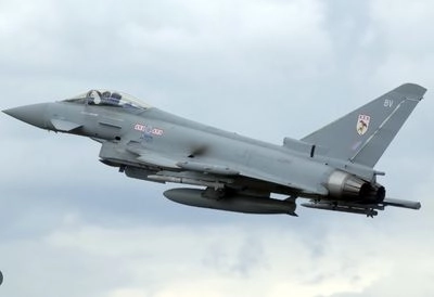 British Typhoon fighter jets arrive in Romania