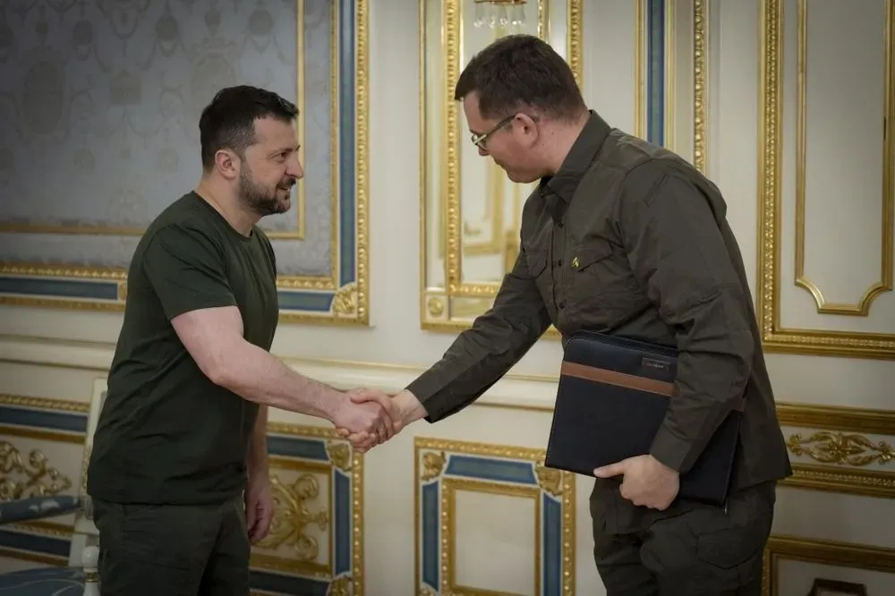 zelenskyy-meets-with-lithuanian-defense-minister-discusses-coalition-on-demining-and-cooperation-in-defense-industry