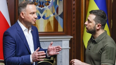 Duda wished Zelensky to arrive at the next Three Seas summit in a costume to symbolize the end of the war