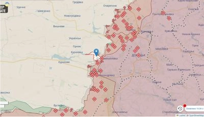 Enemy advances near Chasovyi Yar and Novobakhmutivka - DeepState