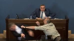 У парламенті Грузії сталася бійка через законопроект "про іноагентів"