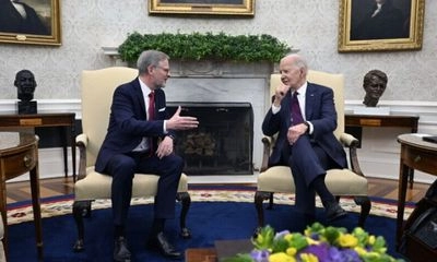 Biden discusses support for Ukraine with Czech PM