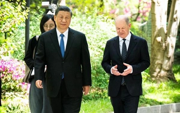 Scholz asks chinese leader to influence rf to stop war with putin