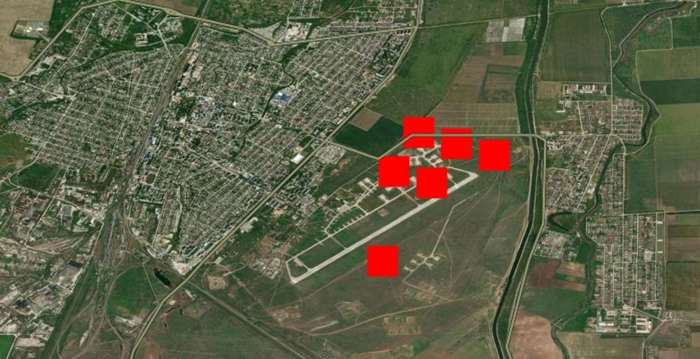 Спутники НАСА подтвердили пожар на аэродроме в Джанкое