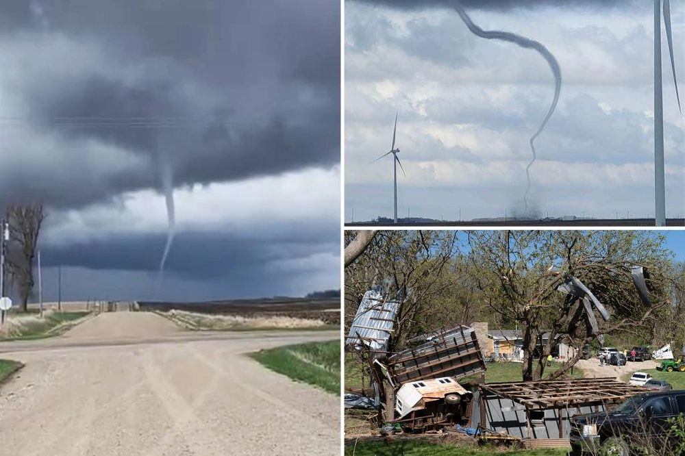 Tornadoes hit the Midwest in the United States: two injured