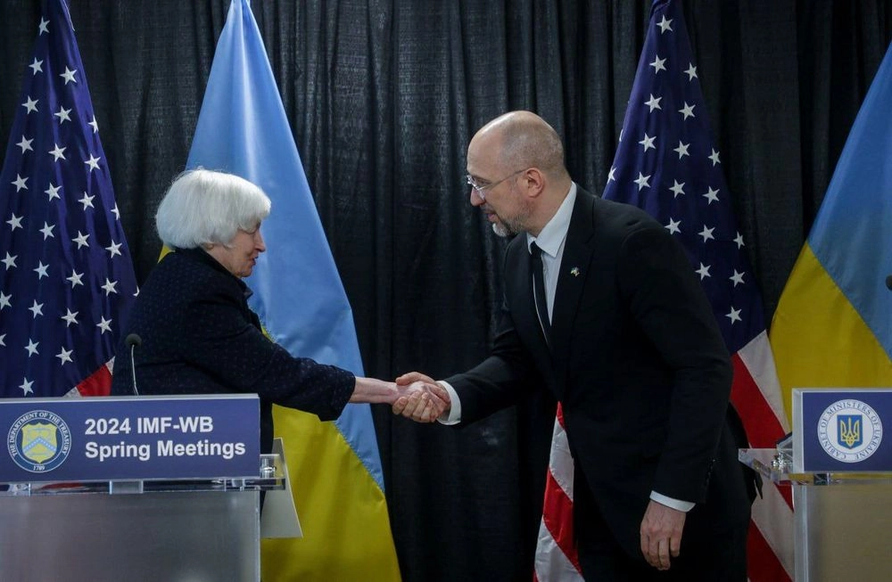 Shmyhal to US Treasury Secretary: We look forward to unblocking US aid to Ukraine