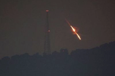 Israel launches a missile strike on Iranian territory