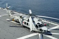 Two Japanese Navy helicopters with 8 crew members crash in the Pacific Ocean