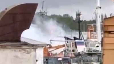 В Севастополе раздавались взрывы: оккупанты заявили, что отбили "атаку" на корабль