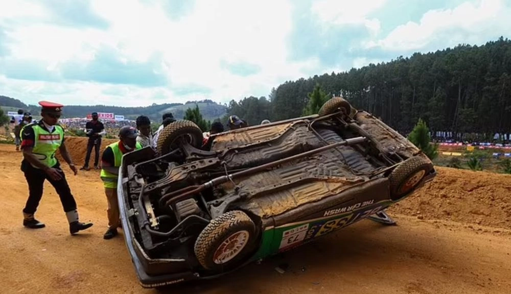 In Sri Lanka, a race car drove into a crowd of spectators