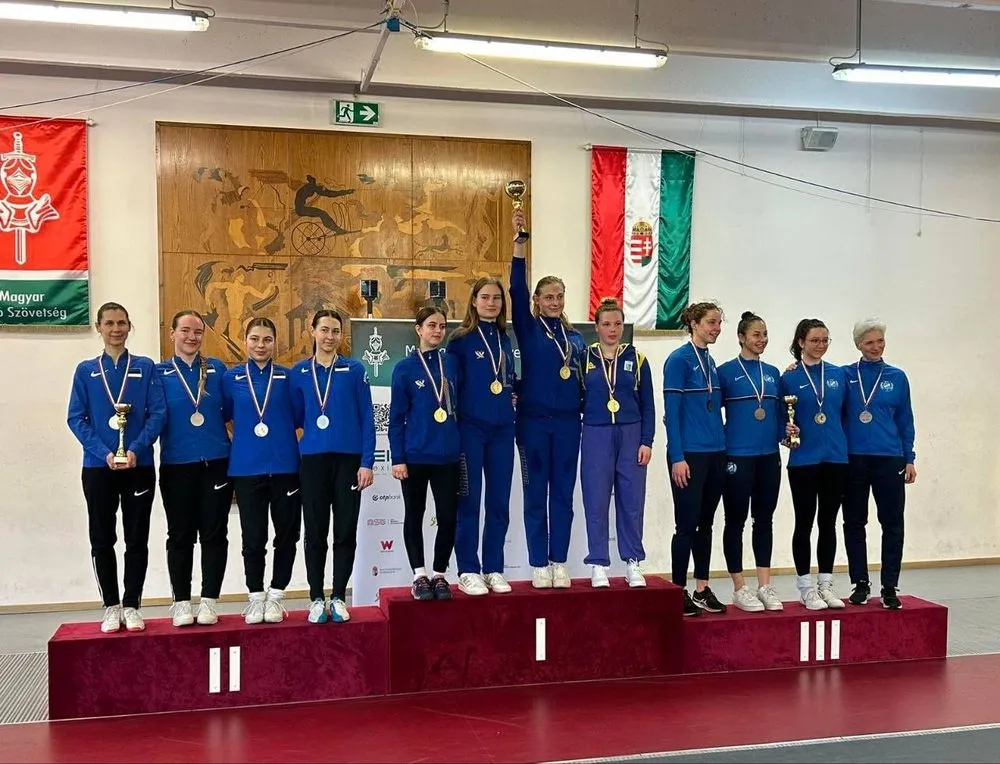 Ukrainians win gold at the European Youth Fencing Cup
