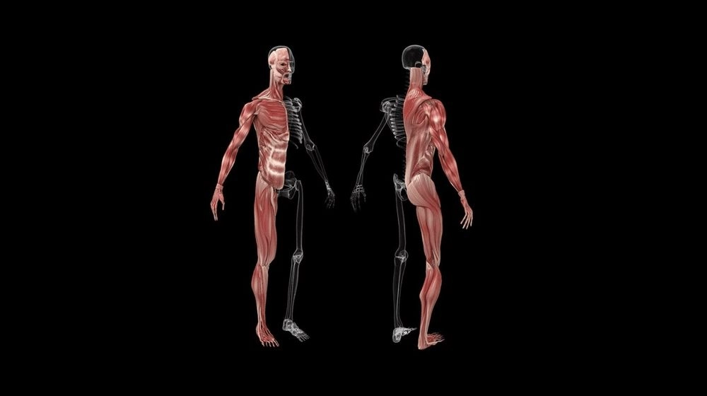 Первая карта мышц человека показывает, что наше тело не хочет стареть