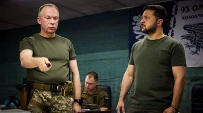 Zelenskyy and Syrskyy discuss military reinforcement at key frontline points, with special attention to Donetsk region