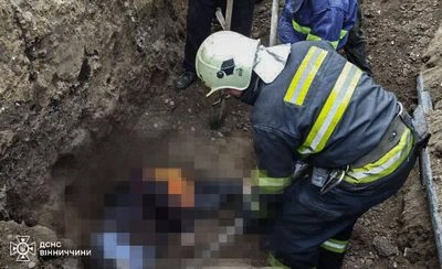 A landslide occurs during sewer repair in Vinnytsia region, one person is killed