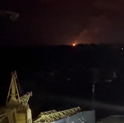 Спутниковые снимки подтверждают сильный пожар на нефтебазе в смоленской области рф