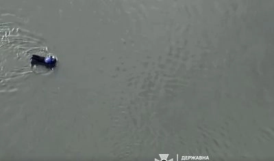 Fighting against the flow of the Dniester, heading to Moldova on a mattress: the violator was rescued by border guards