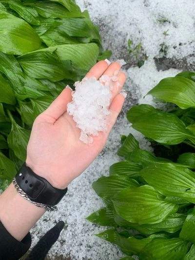 Bad weather is coming: Kyiv and the region were covered with hail