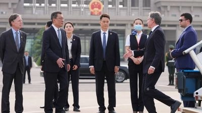 Блинкен встречается с министром иностранных дел Китая