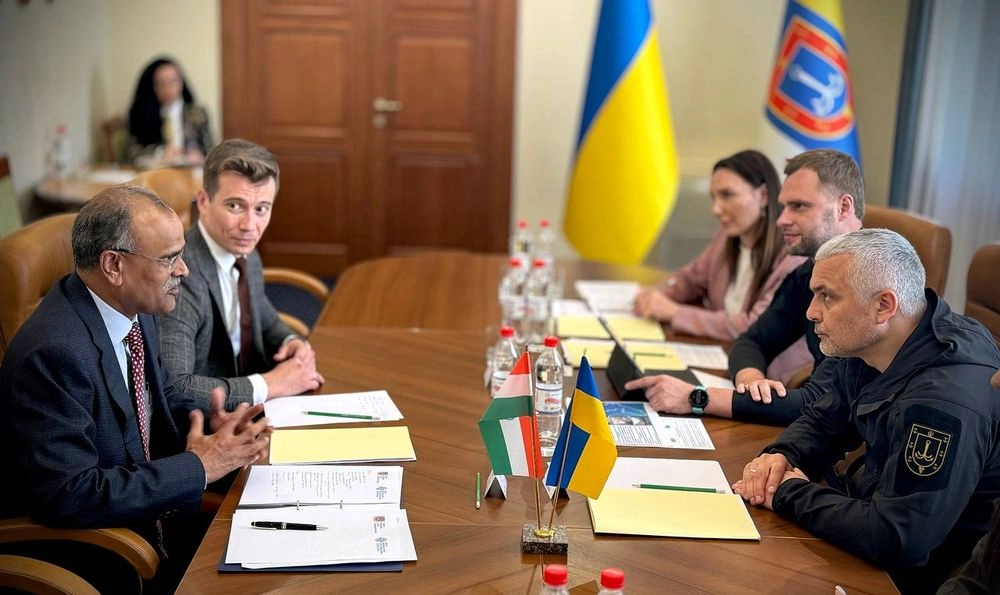 Renovation of the regional children's hospital, work of the grain corridor, investments in Odesa region: Kiper tells details of meeting with Indian Ambassador