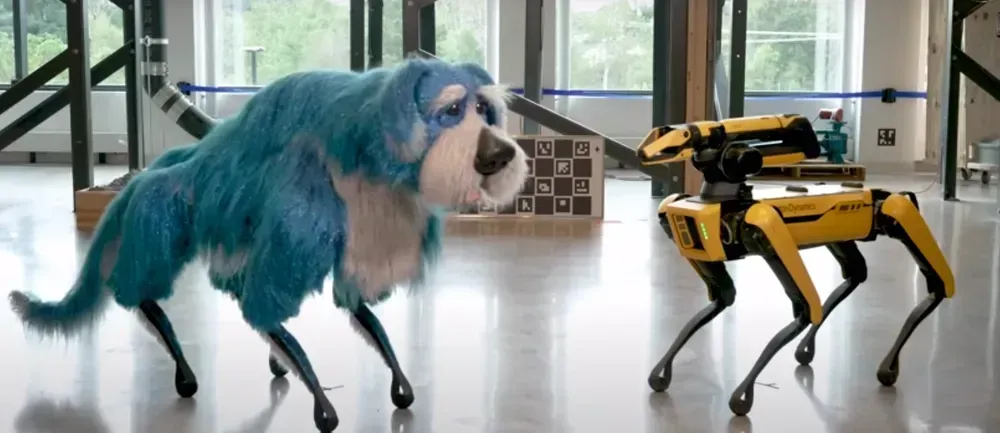 Sparkles: Boston Dynamics has developed a special fur suit for its legendary robot