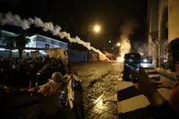 Protests in Georgia: pepper spray, water cannons, rubber bullets and fires - taking place inside and outside the Parliament building