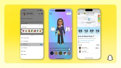 Snapchat запускає нові функції: включатиме редагування повідомлення