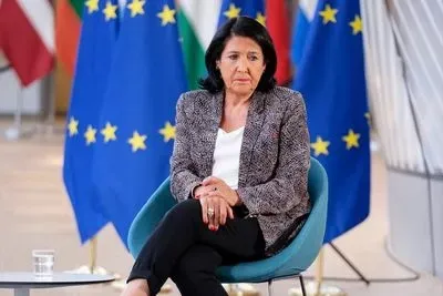 Президентка Грузії закликала громадян зробити вибір між Європою або рф 