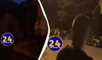 На Закарпатті група ромів блокувала військкомат через мобілізацію односельця, на відео з місця події чутно постріли