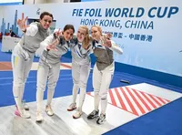 Украинские спортсменки завоевали первую в истории командную медаль на Кубке мира по фехтованию