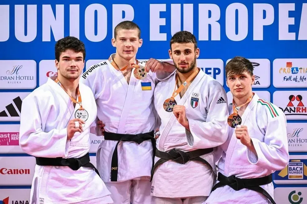 Ukrainian judokas win 4 medals at the European Junior Cup