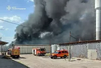 Fire at Khimrezerv enterprise in Kropyvnytskyi, one person killed