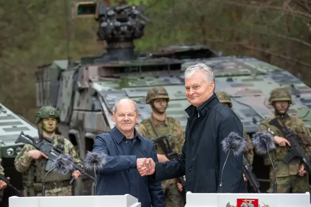 scholz-deployment-of-german-military-brigade-in-lithuania-is-in-full-swing