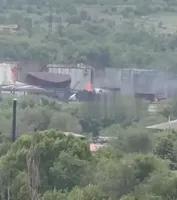 Oil depot on fire in Luhansk since evening: occupants' infrastructure destroyed - RMA