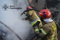 Пожежу на об'єкті критичної інфраструктури на Львівщині після ракетної атаки рф загасили - ОВА
